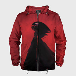 Ветровка с капюшоном мужская Hollow Knight, цвет: 3D-черный