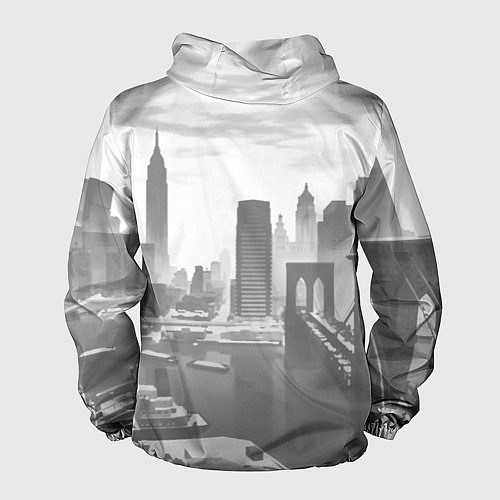 Мужская ветровка GTA SanAndreas / 3D-Черный – фото 2