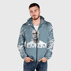 Ветровка с капюшоном мужская EMINEM, цвет: 3D-черный — фото 2