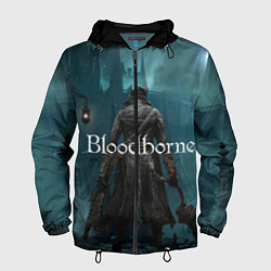 Ветровка с капюшоном мужская Bloodborne, цвет: 3D-черный