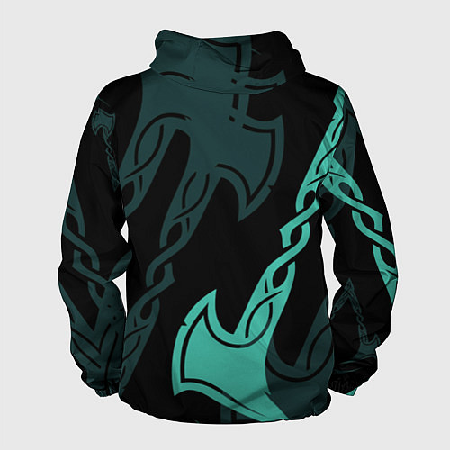 Мужская ветровка ASSASSINS CREED VALHALLA / 3D-Черный – фото 2