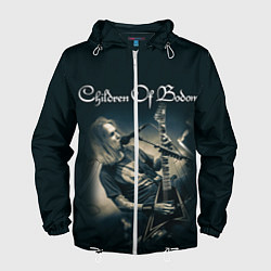 Ветровка с капюшоном мужская Children of Bodom 4, цвет: 3D-белый