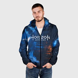 Ветровка с капюшоном мужская HORIZON ZERO DAWN, цвет: 3D-черный — фото 2
