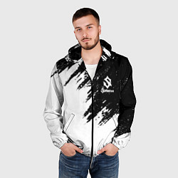 Ветровка с капюшоном мужская Sabaton, цвет: 3D-черный — фото 2