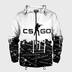 Ветровка с капюшоном мужская COUNTER STRIKE, цвет: 3D-черный