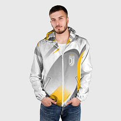 Ветровка с капюшоном мужская Juventus Uniform, цвет: 3D-белый — фото 2