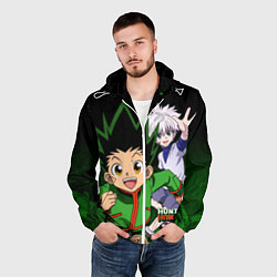 Ветровка с капюшоном мужская Hunter x Hunter, цвет: 3D-белый — фото 2