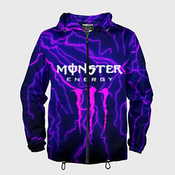 Ветровка с капюшоном мужская MONSTER ENERGY, цвет: 3D-черный