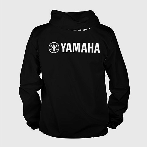 Мужская ветровка Yamaha на спине / 3D-Черный – фото 2