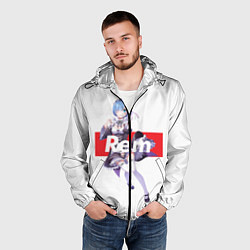 Ветровка с капюшоном мужская Re:Zero, цвет: 3D-черный — фото 2