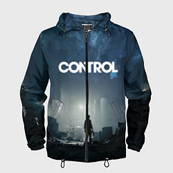 Ветровка с капюшоном мужская Control Контрол, цвет: 3D-черный