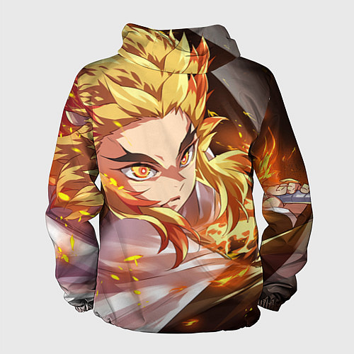 Мужская ветровка Клинок Рассекающий Демонов / 3D-Черный – фото 2