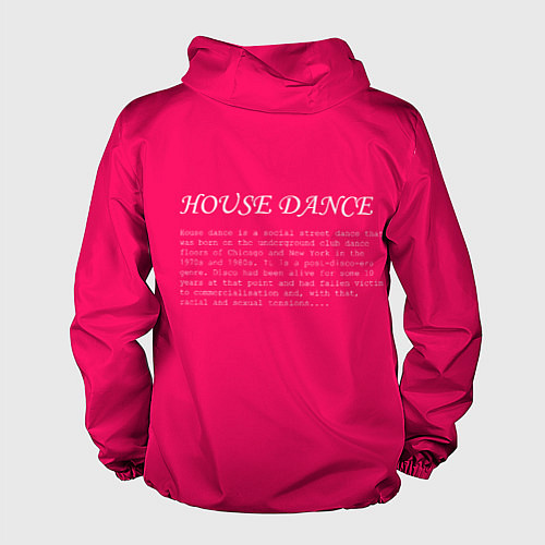Мужская ветровка House Dance History / 3D-Черный – фото 2