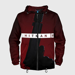 Ветровка с капюшоном мужская Hitman III, цвет: 3D-черный