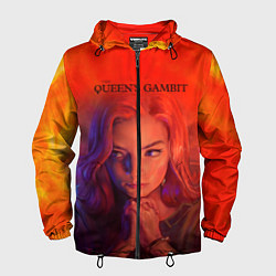 Ветровка с капюшоном мужская Queens Gambit Ход Королевы, цвет: 3D-черный