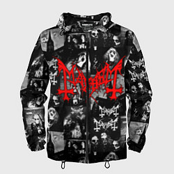 Ветровка с капюшоном мужская MAYHEM, цвет: 3D-черный