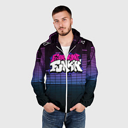 Ветровка с капюшоном мужская Friday Night Funkin, цвет: 3D-белый — фото 2