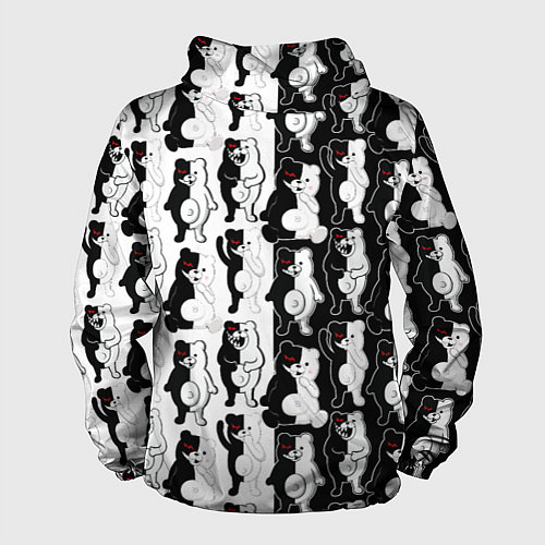 Мужская ветровка MONOKUMA МОНОКУМА ПАТТЕРН / 3D-Черный – фото 2