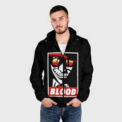 Ветровка с капюшоном мужская Hellsing, цвет: 3D-черный — фото 2