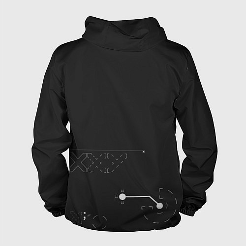 Мужская ветровка Desert Eagle: Printstream Graphite / 3D-Черный – фото 2