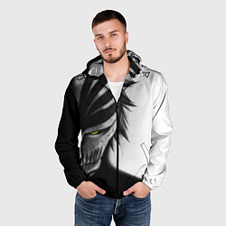 Ветровка с капюшоном мужская ИЧИГО ПУСТОЙ BLEACH, цвет: 3D-черный — фото 2