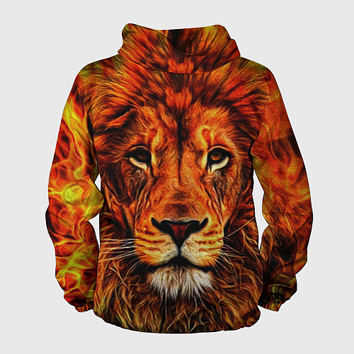 Мужская ветровка LION / 3D-Черный – фото 2