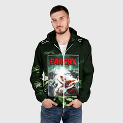 Ветровка с капюшоном мужская Farcry 3, цвет: 3D-белый — фото 2