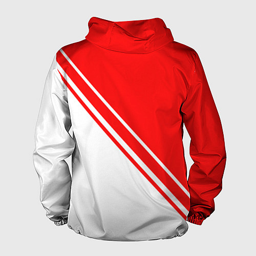 Мужская ветровка FC AJAX AMSTERDAM ФК АЯКС / 3D-Черный – фото 2