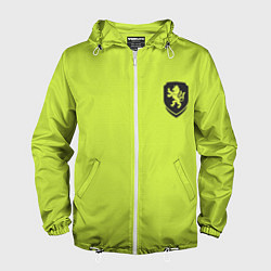 Ветровка с капюшоном мужская Форма Чехия гостевая, цвет: 3D-белый