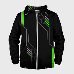 Мужская ветровка ФУТУРИСТИЧНАЯ БРОНЯ ЗЕЛЕНАЯ
