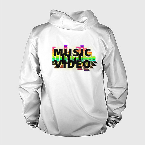 Мужская ветровка Merch - DJ MUSICVIDEO / 3D-Черный – фото 2