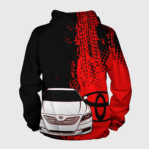 Мужская ветровка Camry Toyota glitch / 3D-Черный – фото 2