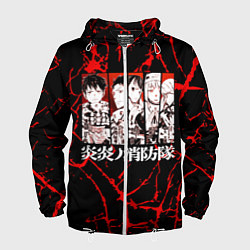 Мужская ветровка ПЛАМЕННАЯ БРИГАДА ПОЖАРНЫХ FIRE FORCE