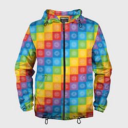 Мужская ветровка Разноцветные Чакры