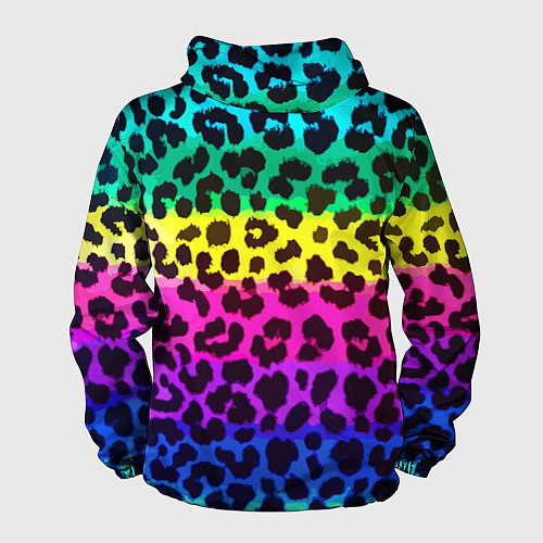 Мужская ветровка Leopard Pattern Neon / 3D-Черный – фото 2