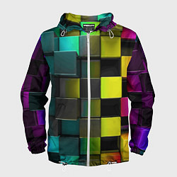 Мужская ветровка Colored Geometric 3D pattern