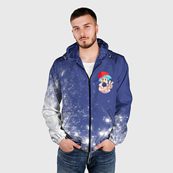 Ветровка с капюшоном мужская FRIDAY NIGHT FUNKIN - ПАРЕНЬ - Арт, цвет: 3D-черный — фото 2