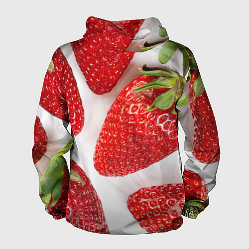 Мужская ветровка Strawberries / 3D-Черный – фото 2