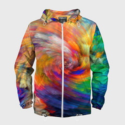 Мужская ветровка MULTICOLORED SWIRLS