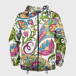 Мужская ветровка Fashionable floral Oriental pattern Summer 2025