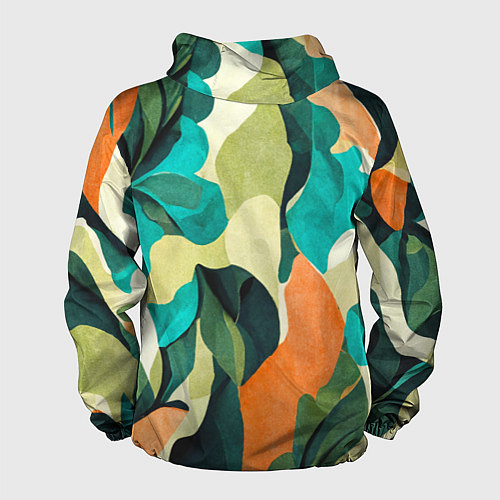 Мужская ветровка Multicoloured camouflage / 3D-Черный – фото 2