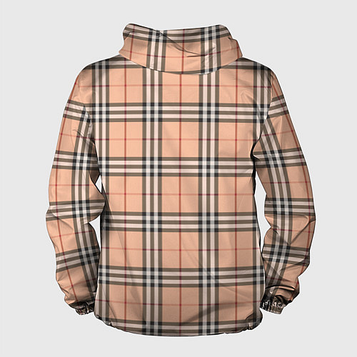 Мужская ветровка Королевский тартан / 3D-Черный – фото 2