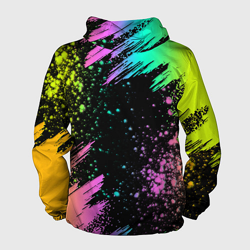 Мужская ветровка Rainbow Friends - Blue / 3D-Черный – фото 2