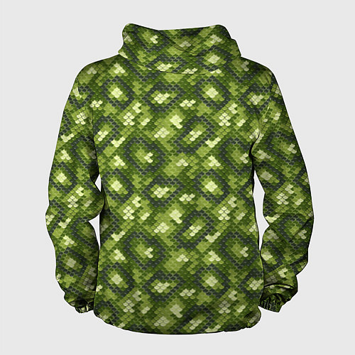 Мужская ветровка Милитари Чешуя / 3D-Черный – фото 2