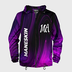 Ветровка с капюшоном мужская Maneskin violet plasma, цвет: 3D-черный