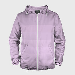 Мужская ветровка Монохромный полосатый розовато-сиреневый