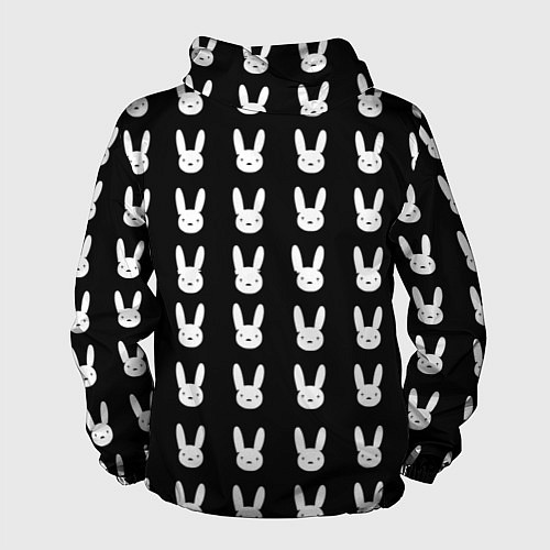 Мужская ветровка Bunny pattern black / 3D-Черный – фото 2