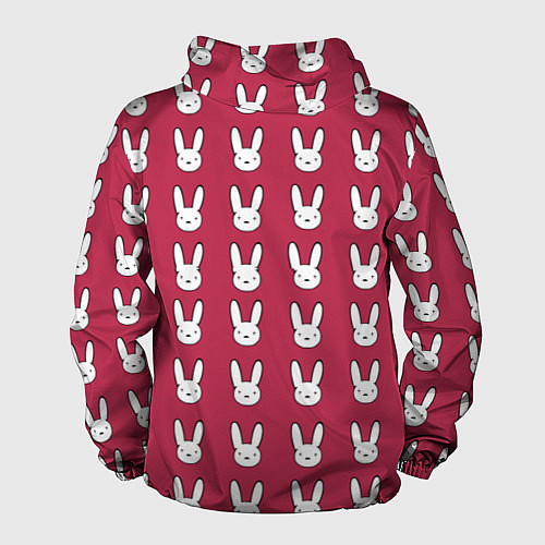 Мужская ветровка Bunny Pattern red / 3D-Черный – фото 2
