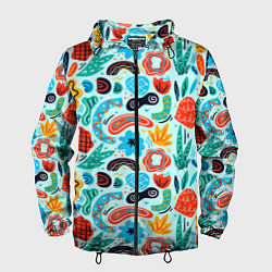 Мужская ветровка Colorful patterns