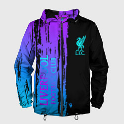 Ветровка с капюшоном мужская Liverpool FC sport, цвет: 3D-черный